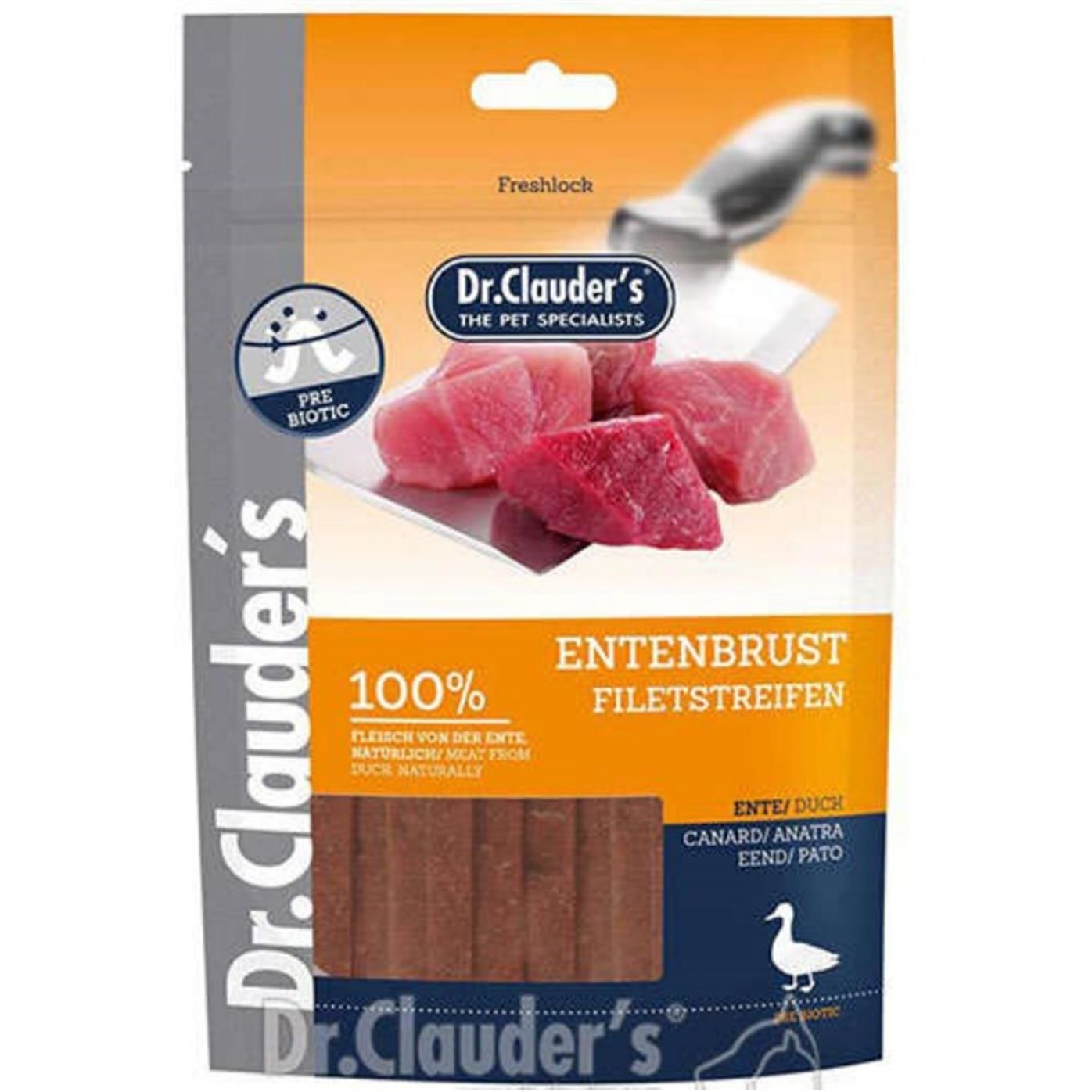 Dr. Clauder's Ördekli Şerit Köpek Ödül Maması 80gr