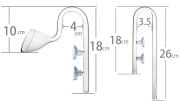 AQUAPRO Lilly Glass Pipe Dış Filtre Cam Emiş Basış 12mm