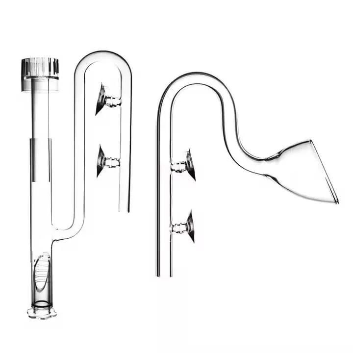 AQUAPRO Lilly Premium Glass Pipe Dış Filtre Cam Emiş Basış 12mm