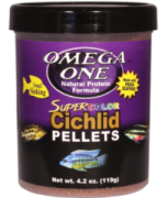 Omega One Super Color Cichlid Small Pellets 490ml / 226gr.