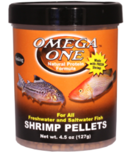 Omega One Shrimp Pellets 270ml / 127gr.