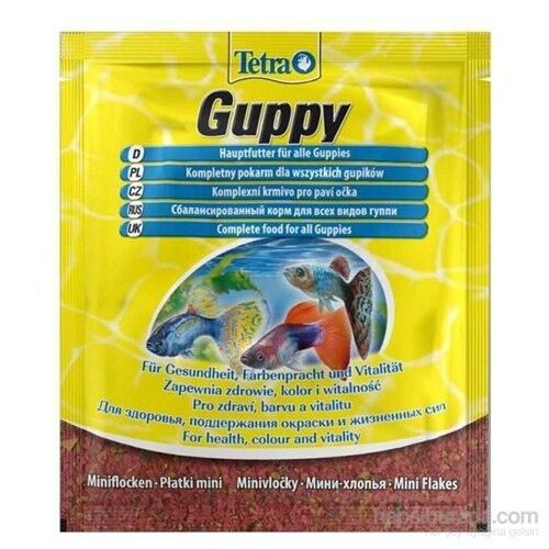 Tetra Guppy Mini Flakes 12gr Zarf