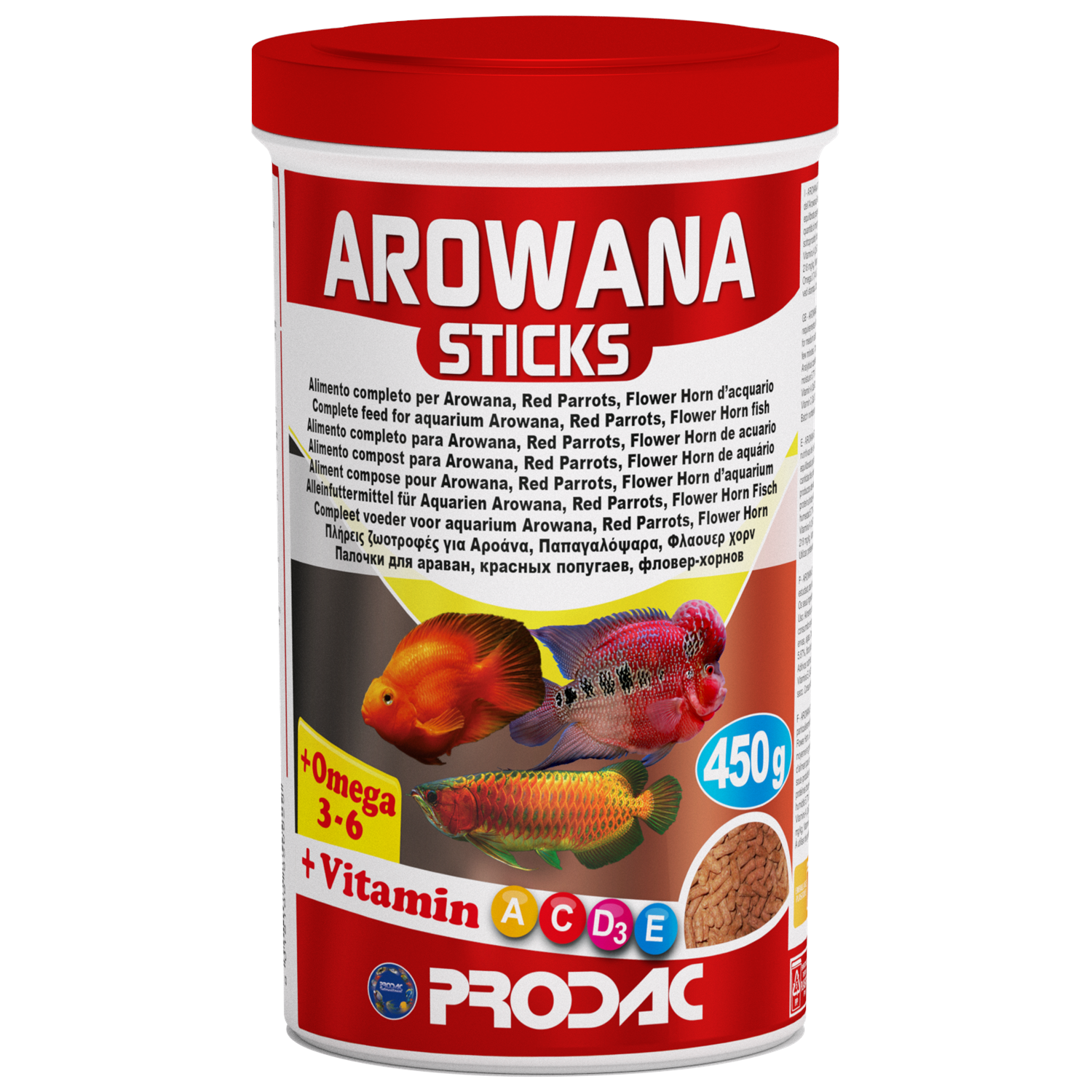Prodac Arowana Sticks 1200ml / 450gr
