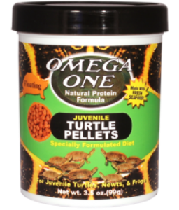 Omega One Juvenille Turtle  Yavru Kaplumbağa Yemi 270ml / 99gr.