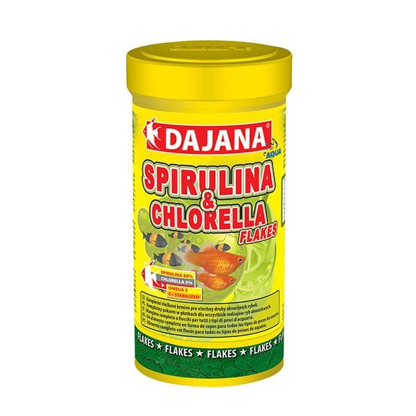 Dajana Spirulina & Chlorella Flakes 500ml / 100gr.