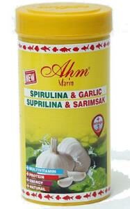 Ahm Marin Spirulina Garlic Sarımsaklı Yem 250ml / 110gr.