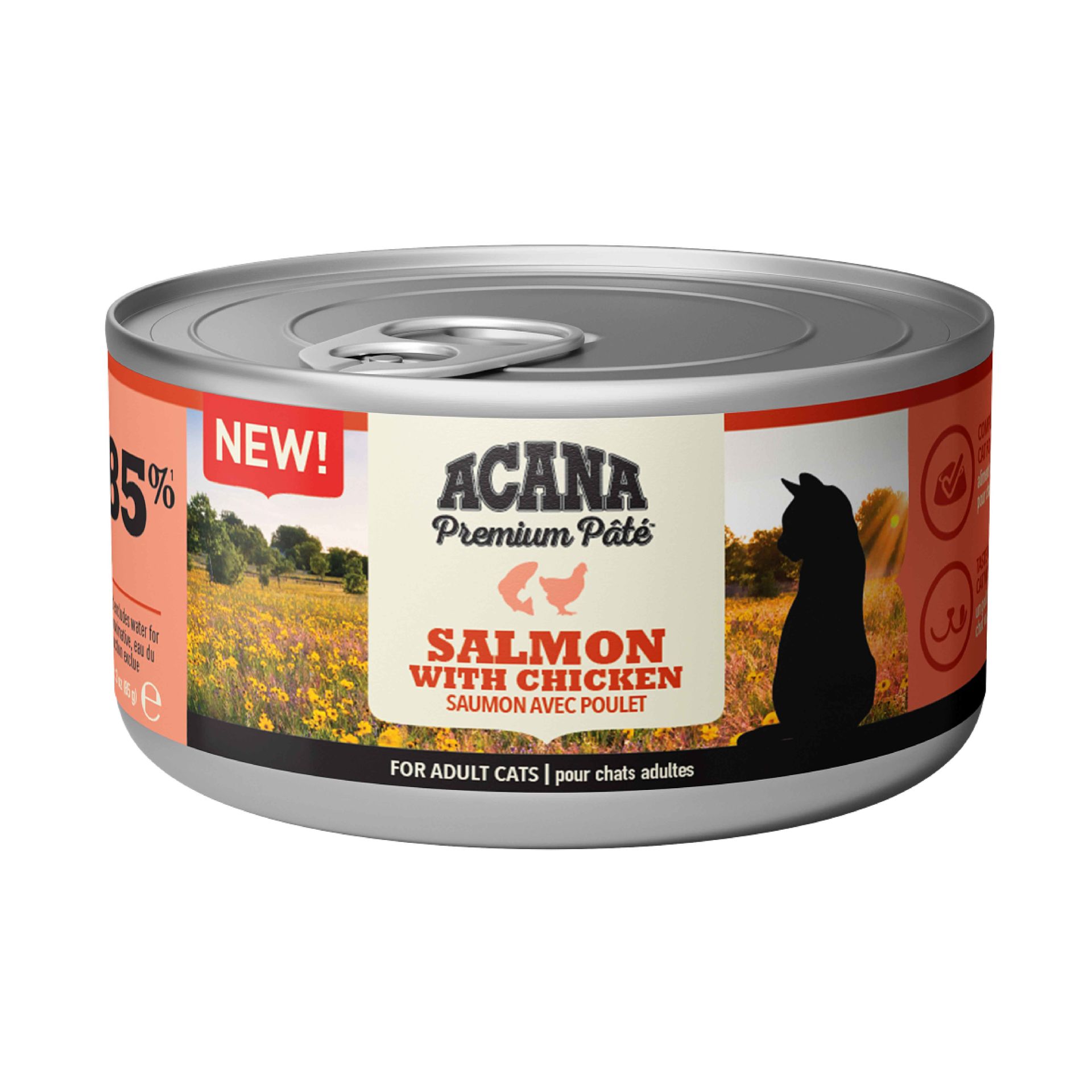 Acana Premium Pate Somon Balıklı ve Tavuklu Kedi Konservesi 85gr