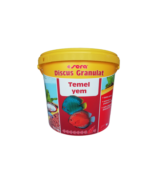 Sera Discus Granulat Sarımsaklı 100gr Açık