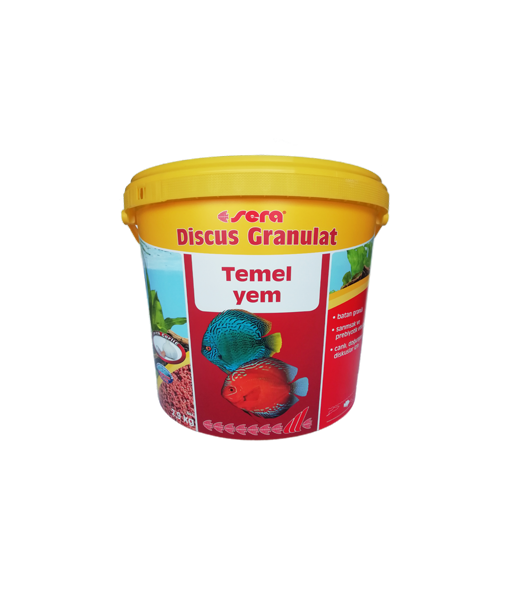 Sera Discus Granulat Sarımsaklı 100gr Açık