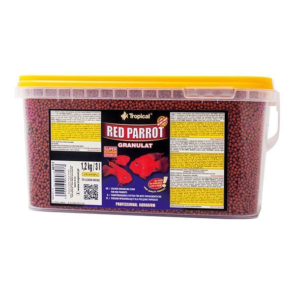Tropical Red Parrot Granulat 3Lt 1200gr.