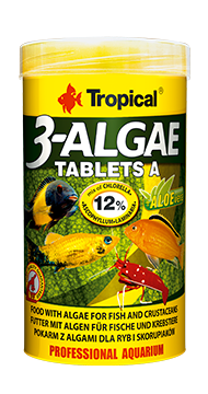 Tropical 3-Algae Tablets A 250ml / 150gr / 340 Adet