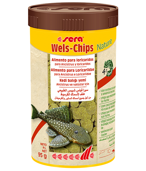 sera wels chips nature 250ml 95gr.