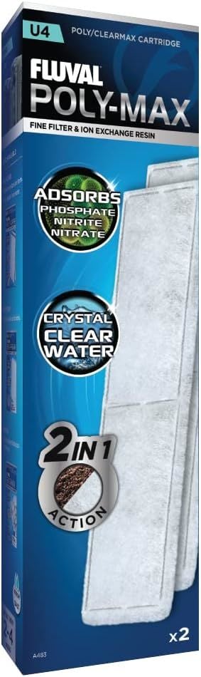 FLUVAL POLY/CARBON KARTUŞ U4 FİLTRE (2Lİ)