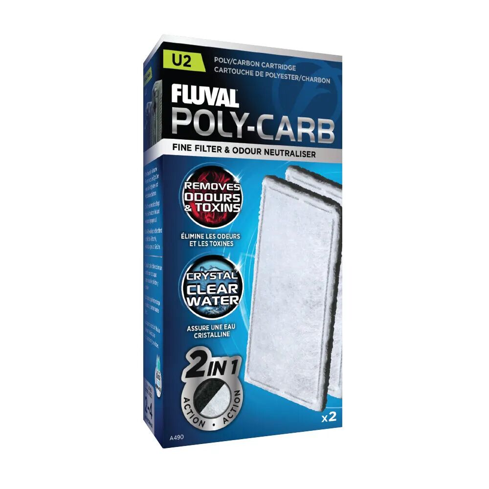 FLUVAL POLY/CARBON KARTUŞ U2 FİLTRE (2 Lİ)