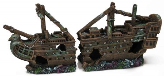 Resin Dekor Batık Gemi 2 Parça Ch-2274BS
