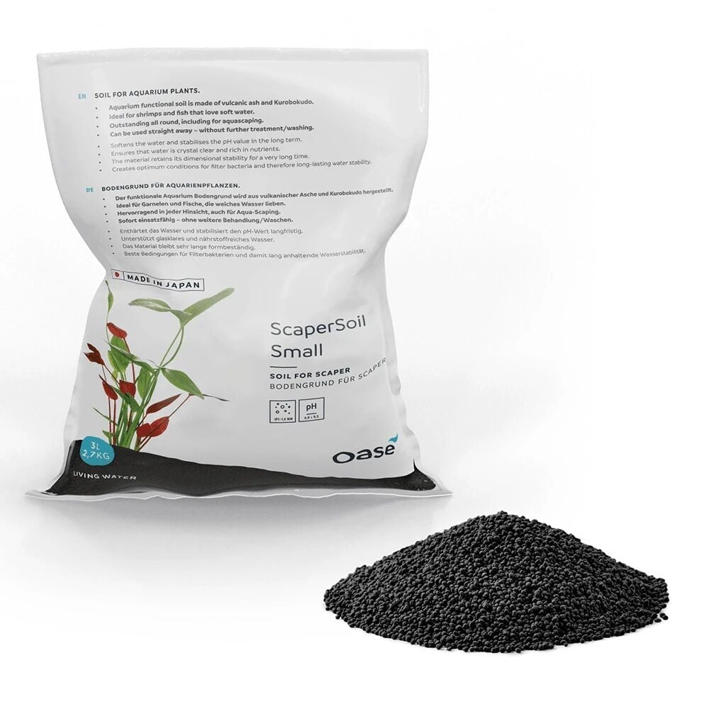 Oase Scaper Soil Black Small Bitki Toprağı 3Lt 2.7kg