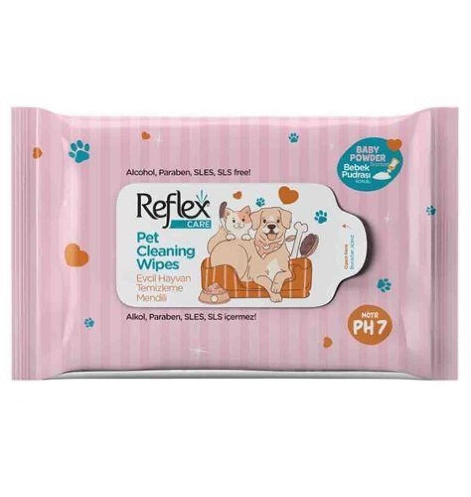 Reflex Pet Cleaning Wipes Evcil Hayvan Temizleme Mendili 10lu
