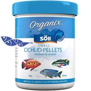 Organix Cichlid Pellets - Small 100gr Açık