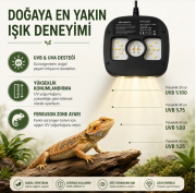 Zetlight Reptile LED UVB & UVA Akıllı Teraryum Aydınlatması