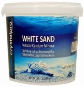 Crystalpro White Sand Akvaryum Kumu 1Kg AÇIK