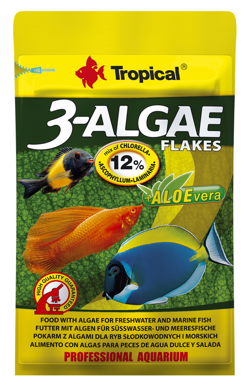 Tropical 3-Algae Flakes 12gr. Zarf