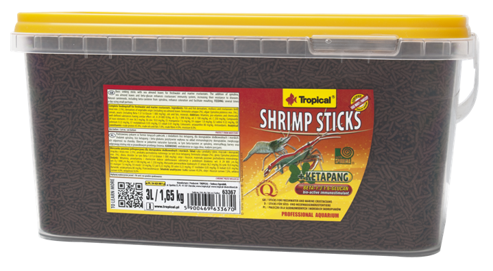 Tropical Shrimp Sticks 3Lt / 1650gr.
