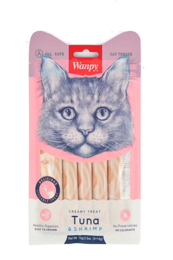 Wanpy Ton Balığı&Karides Sıvı Ödül 5x14gr