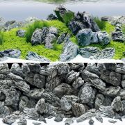 Juwel Poster 4 Aquascape / Stone - S Arka Fon 60x30cm
