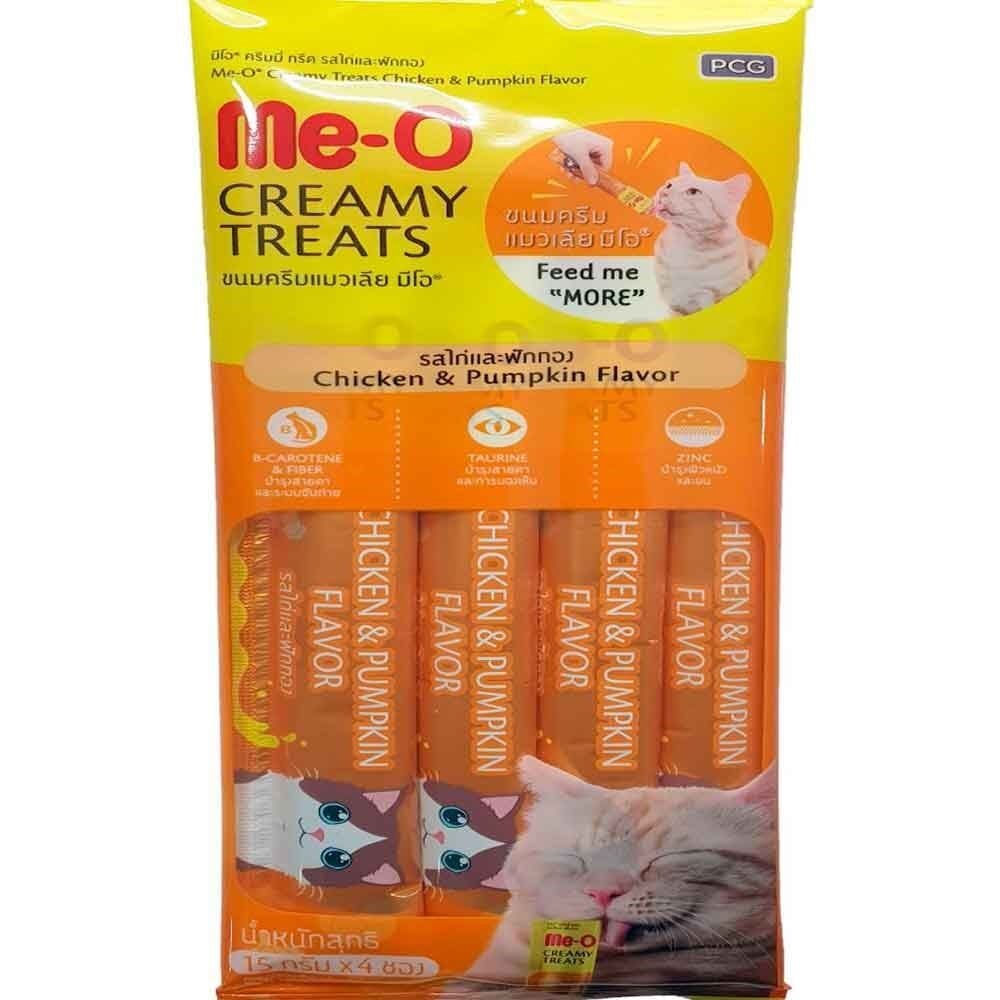 Meo Tavuklu Balkabaklı Krema Kedi Ödülü 4x15 gr