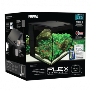 FLUVAL FLEX AKVARYUM 57LT SİYAH (İzmir İstanbul Elden Teslim)