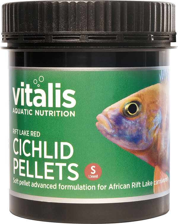Vitalis Rift Lake Red Cichlid Pellets Small 120gr