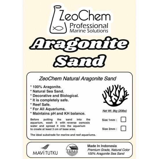 ZeoChem - Aragonite Sand - 9 kg - 2mm