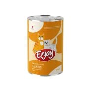 Enjoy Sos İçinde Et Parçacıklı Tavuklu Yetişkin Kedi Konservesi 400 gr