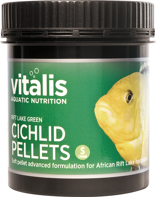 Vitalis Rift Lake Green Cichlid Pellets Small 120gr