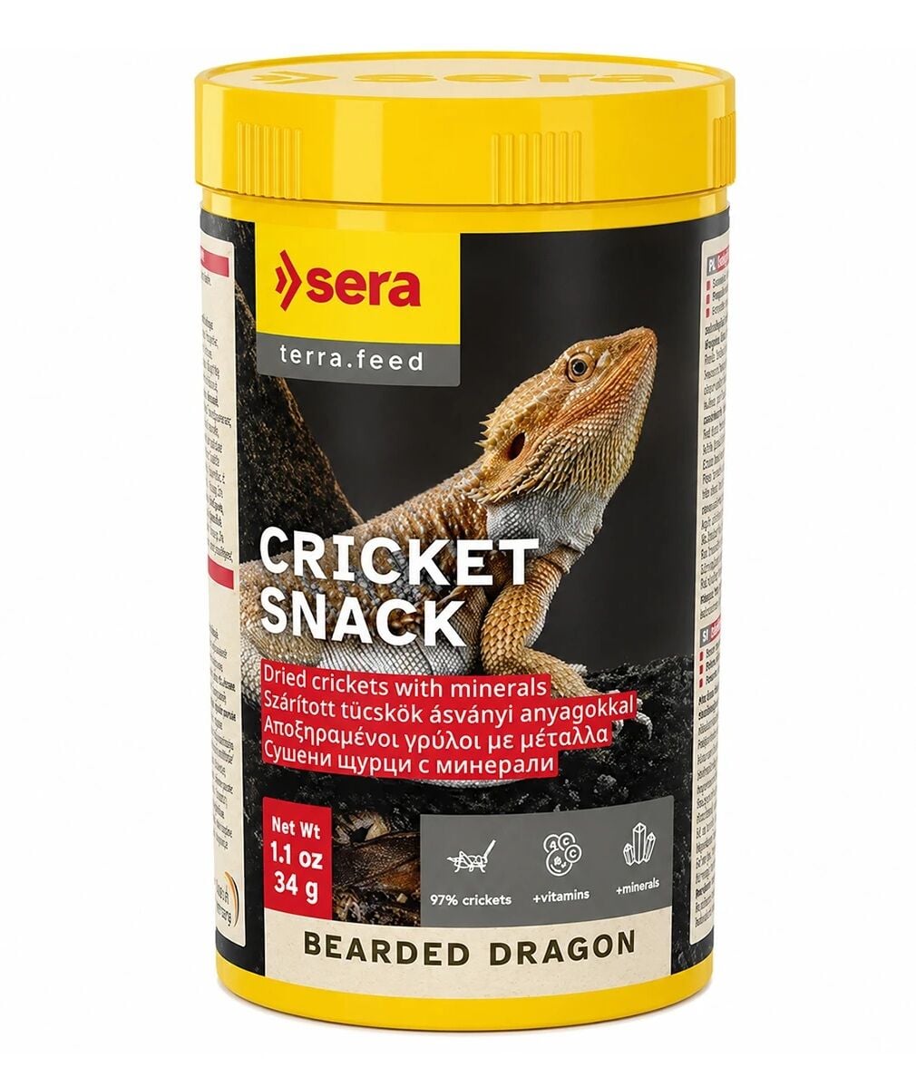 Sera Bearded Dragon Cricket Snack 250ml. / 34gr.