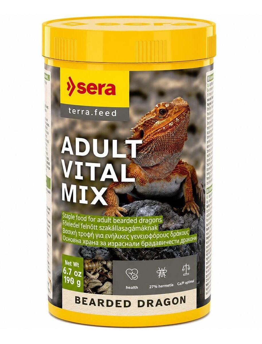 Sera Bearded Dragon Adult Vital Mix 1000ml. / 190gr.
