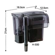 Dolphin H500 Hanging Filter Askı Şelale Filtre (Dışta Kullanım) 580L/H