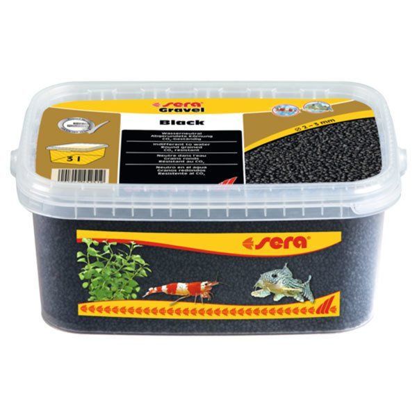 Sera Akvaryum Kumu Siyah-Black 2-3mm 6Lt