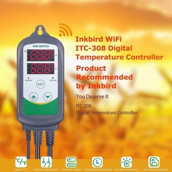 Ink Bird Sıcaklık Kontrol Cihazı ITC-308 Wifi