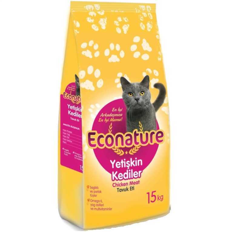 Econature Yetişkin Gurme Kedi Maması 15 Kg