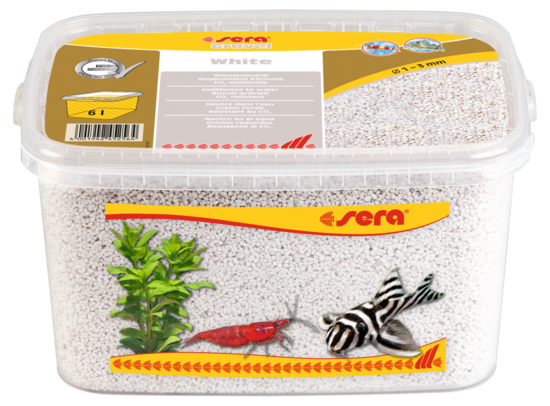 Sera Akvaryum Kumu Beyaz-White 1-3mm 3Lt