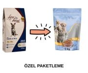 How Meow  Kuzu Etli - Pirinçli Büyük Irk Yetişkin Köpek Maması Paketten Bölme Doypack 1 Kg