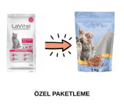 LaVital Sterilised Kısırlaştırılmış Somonlu Kedi Maması Paketten Bölme Doypack 1 Kg