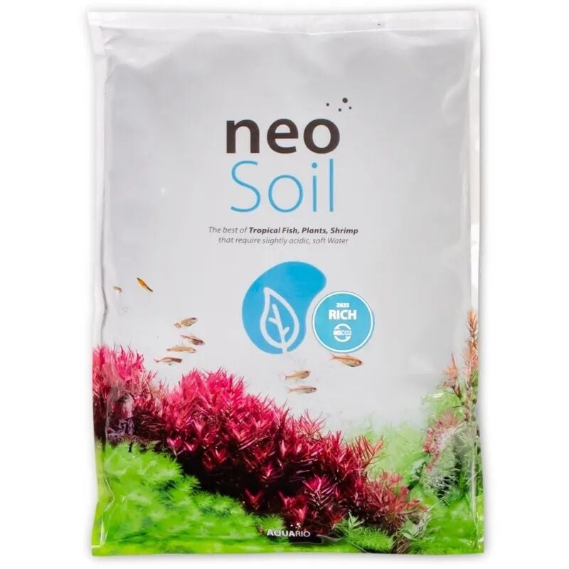 Aquario Neo No Co2 Rich Plants Soil Powder 8Lt