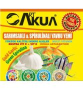ArtAkua Sarımsaklı & Spirulinalı Yavru Yemi 100gr. (Açık)