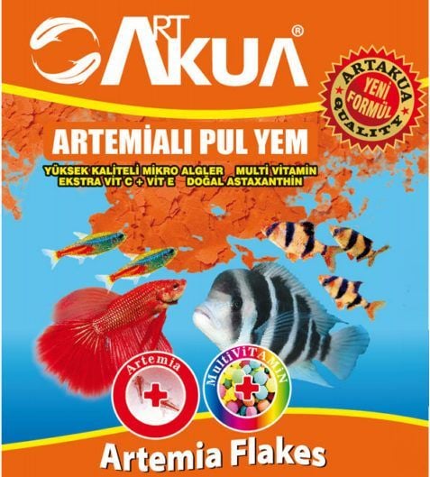 ArtAkua Artemialı Pul Yem 100gr (Açık)