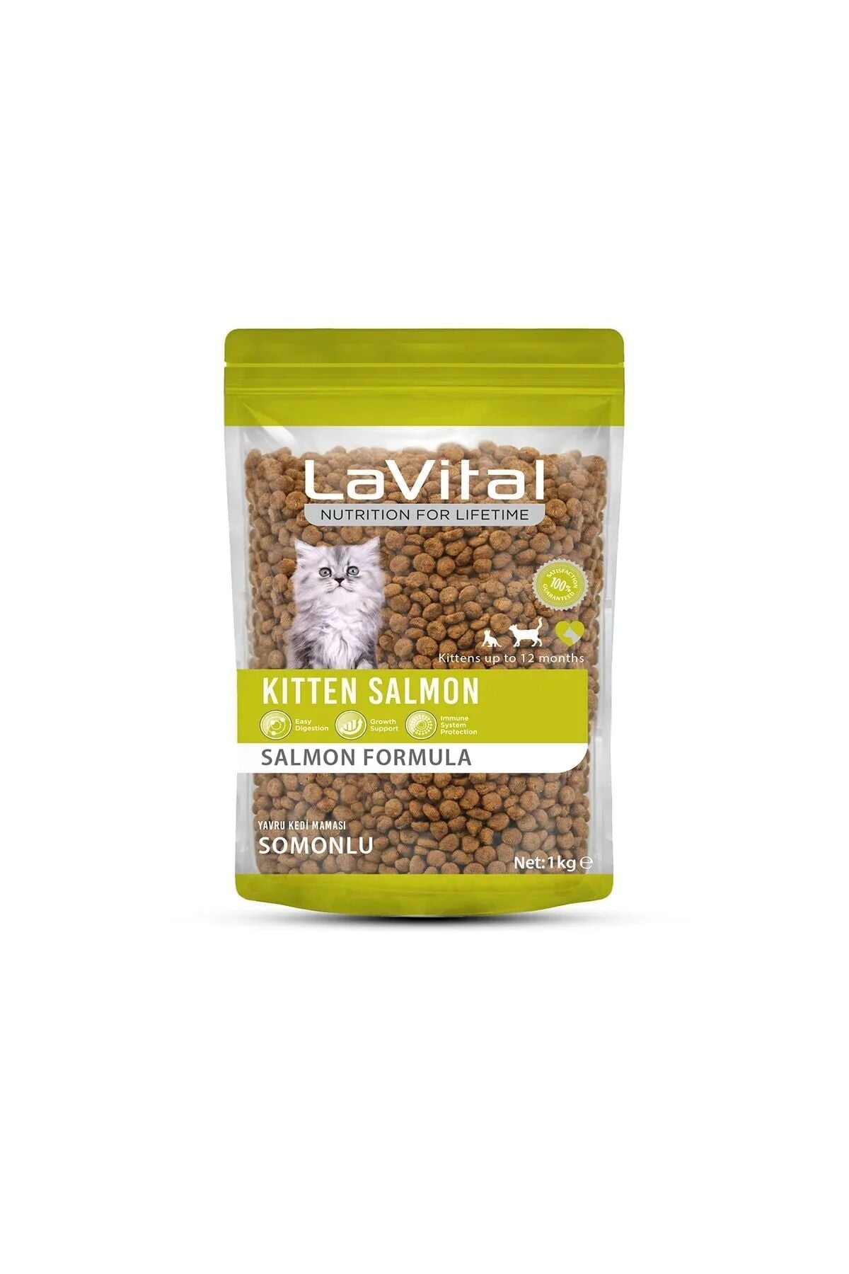 Lavital Kitten Somonlu Yavru Kedi Maması Orjinal Paket 1 Kg