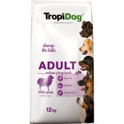 TropiDog Premium Adult Medium & Large Breeds with lamb & rice 12kg