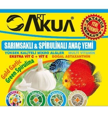 ArtAkua Sarımsaklı & Spirulinalı Anaç Yemi 3kg.