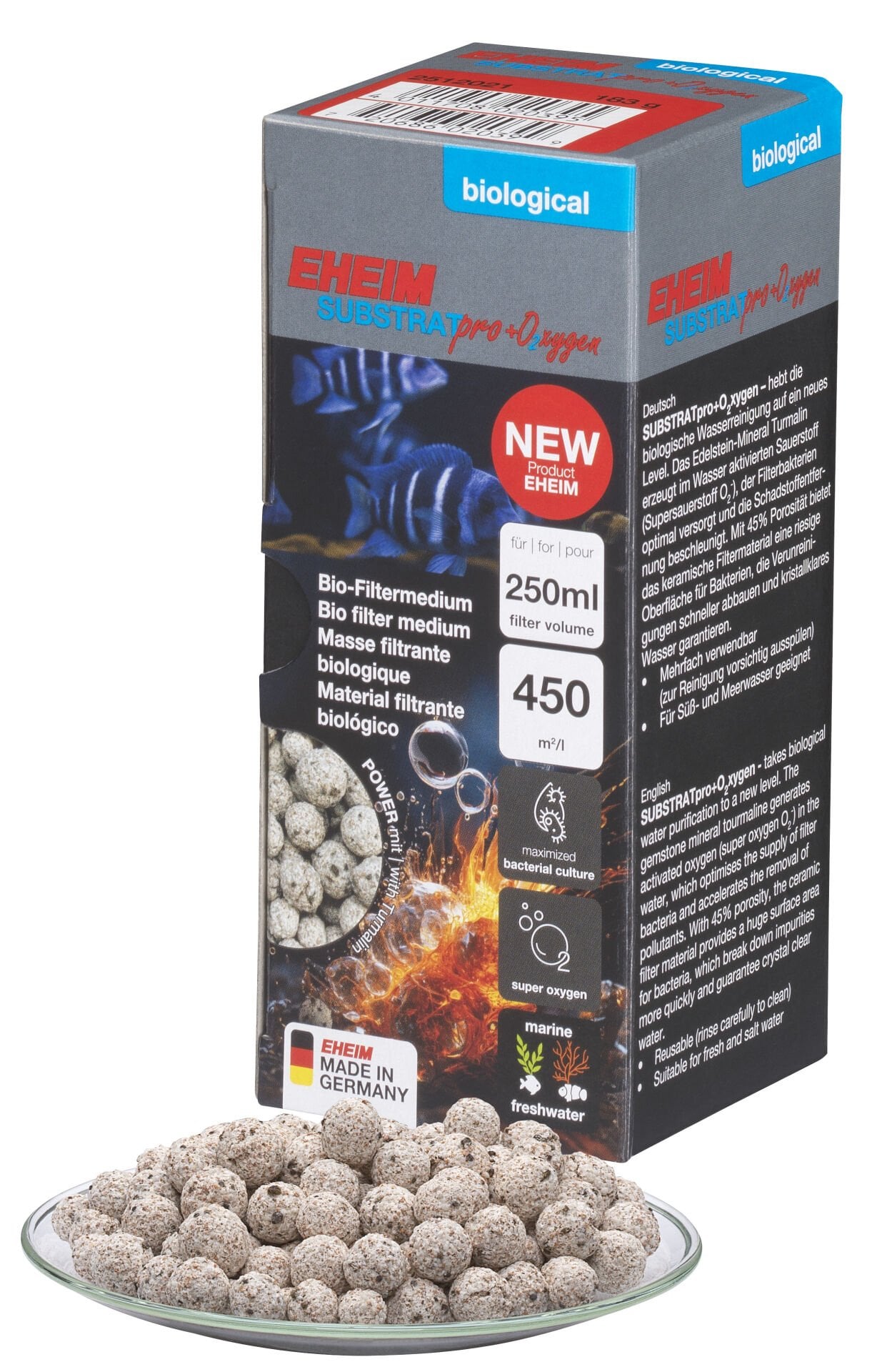 Eheim Substrat Pro+ O2xygen250ml 183gr.